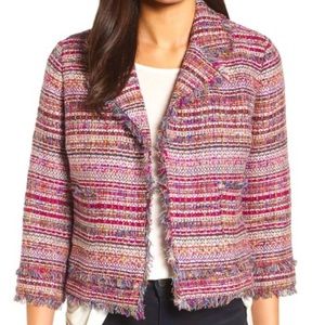 Halogen tweed fringe jackets. Worn once!